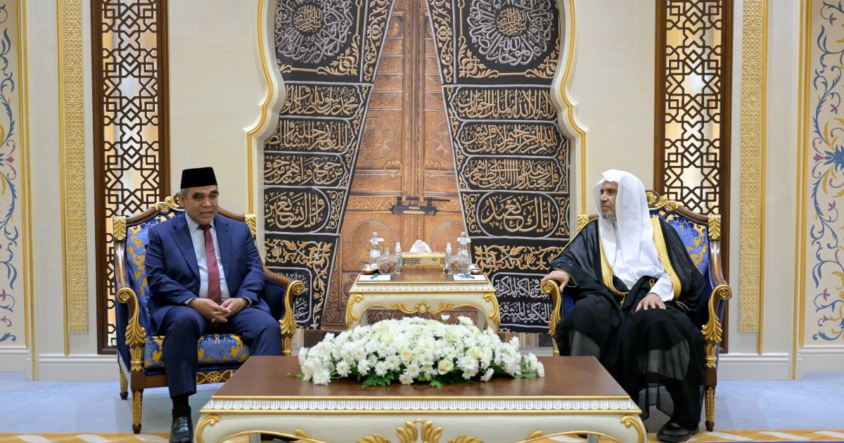 استقبال رئيس مجلس الشورى الإندونيسي في مكة