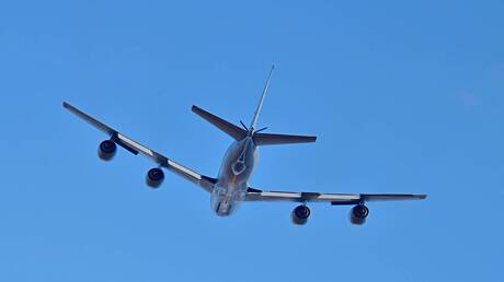 American tanker aircraft returns due to technical failure