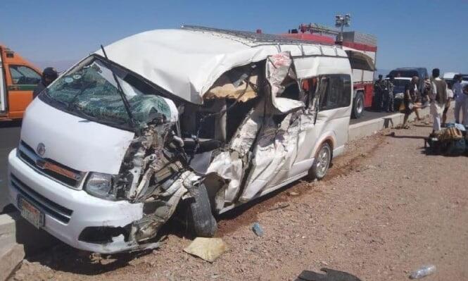 Schwerer Verkehrsunfall in Zentral-Sinai