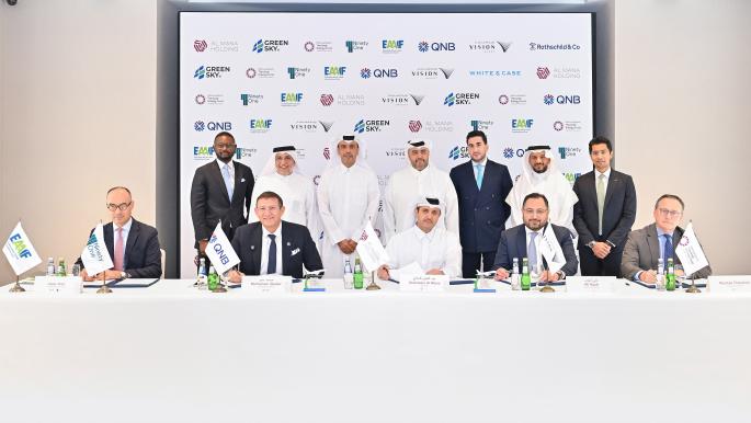 بنك قطر الوطني يمول مشروع وقود الطيران المستدام في مصر