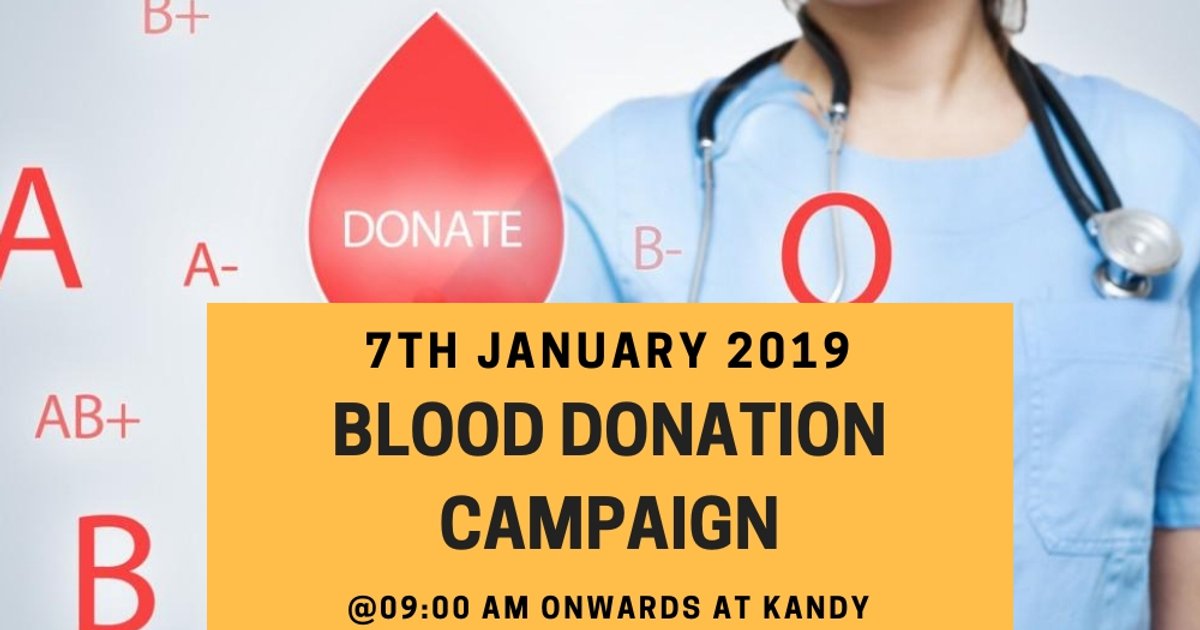 Blutspendeaktion in Sohag mit Polizei beteiligt