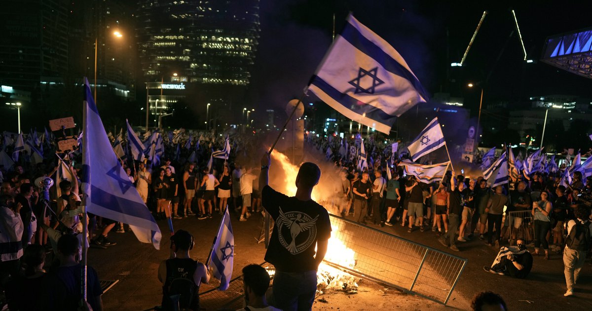 Manifestations contre la nouvelle loi sur la peine de mort en Israël