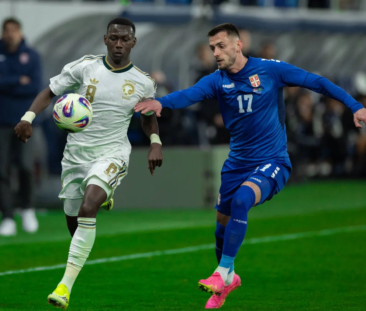 L'équipe saoudienne perd contre la Serbie en amical