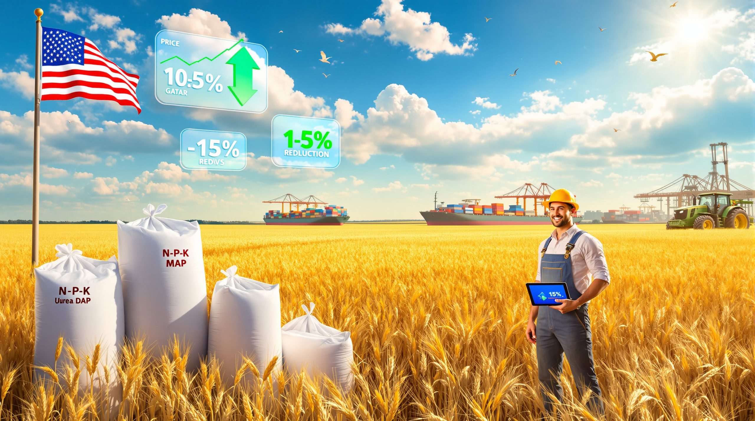 تجار الأسمدة الأمريكيون يستثمرون في الأسواق الخارجية