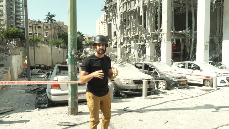 Iranische Rakete verursacht Schäden in Tel Aviv