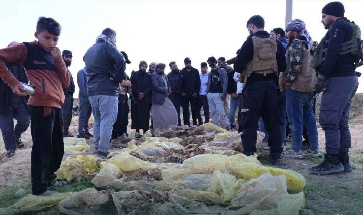 السيول تكشف مقابر جماعية في الحسكة