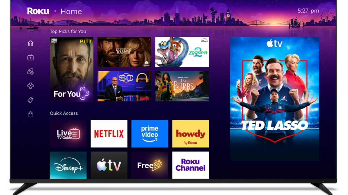 Roku OS تضيف إعلاناً دائماً على الشاشة الرئيسية