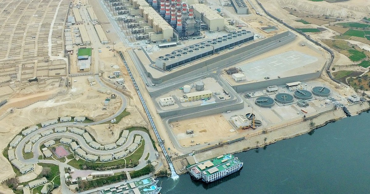 مشروع محطة معالجة الصرف الصحي في جزيرة أبو صالح