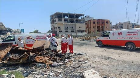 اعتقال مسعفين فلسطينيين على يد الجيش الإسرائيلي