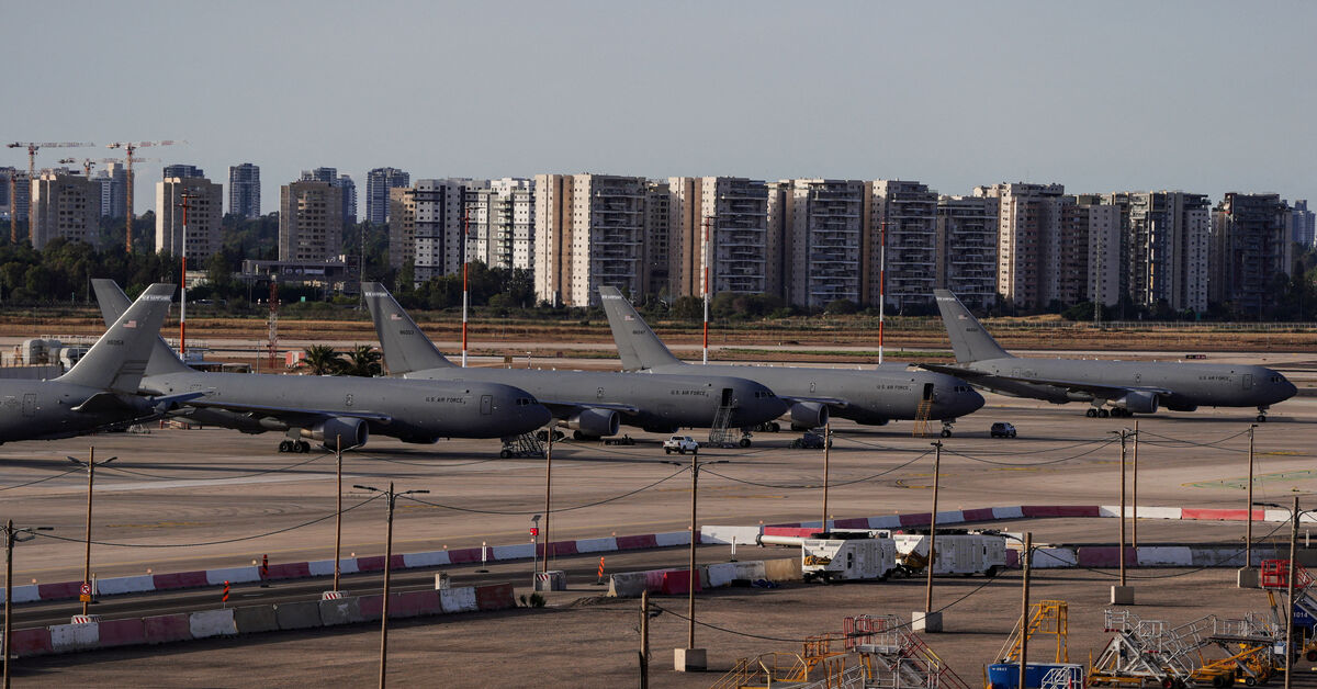 Impact des avions militaires américains sur l'aéroport Ben Gourion