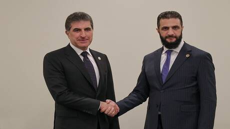 الرئيس السوري يدين الهجمات على إقليم كردستان