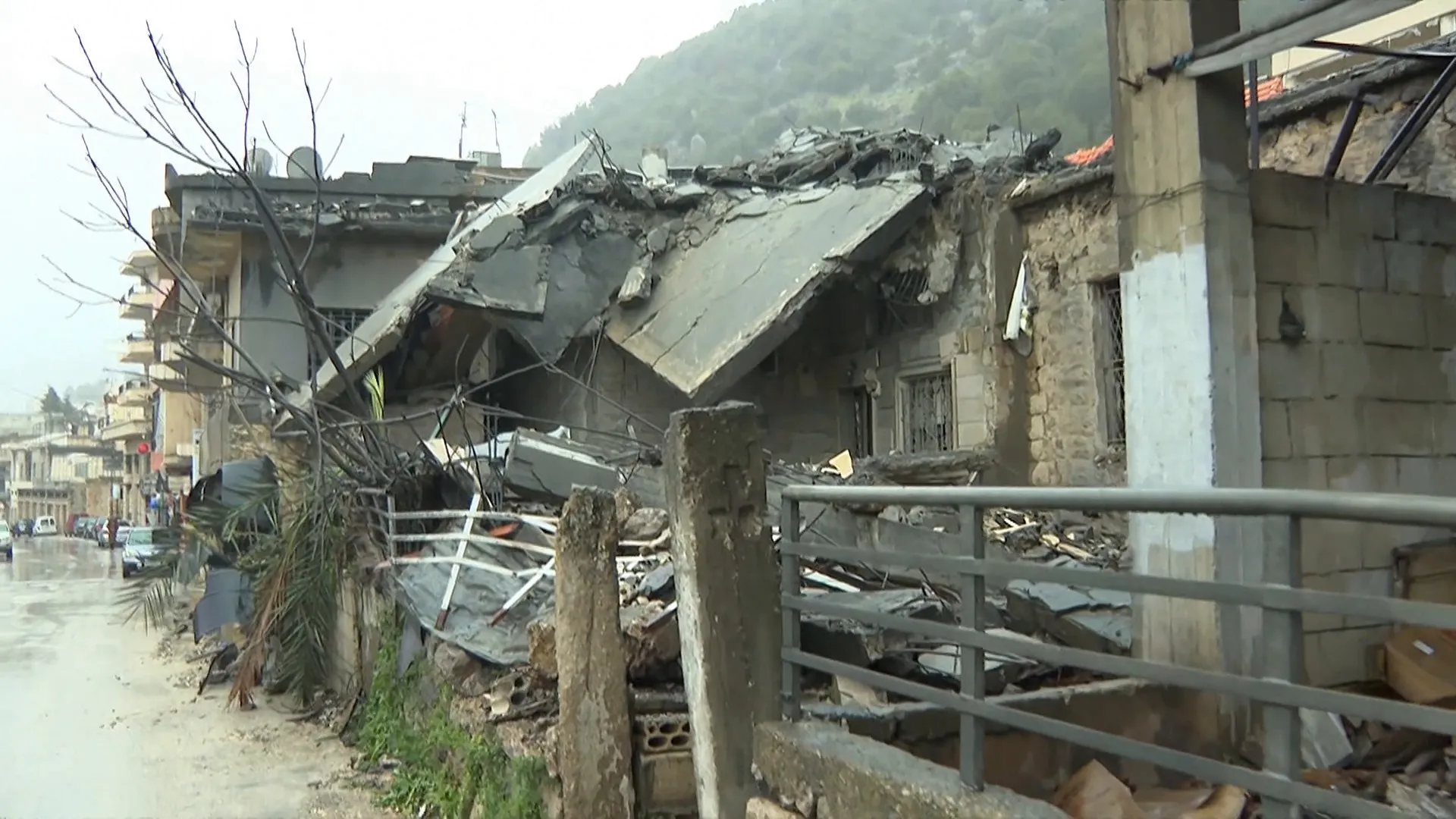 Israels Luftangriffe auf Machghara im Libanon