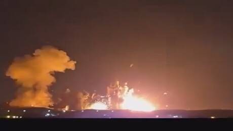 US Targets Iranian Munitions Depot with Bunker Busters