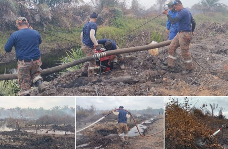 Luftqualität in Rompin durch Palmölbrand verschlechtert