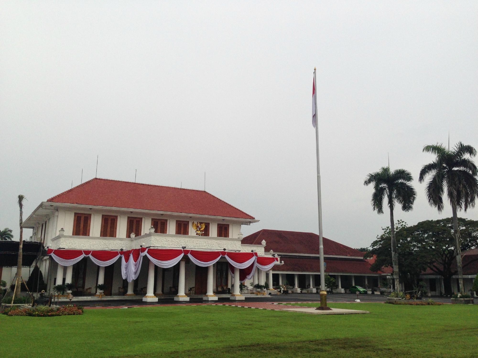 Restoration of Graha Dhiwangkara after arson in Indonesia