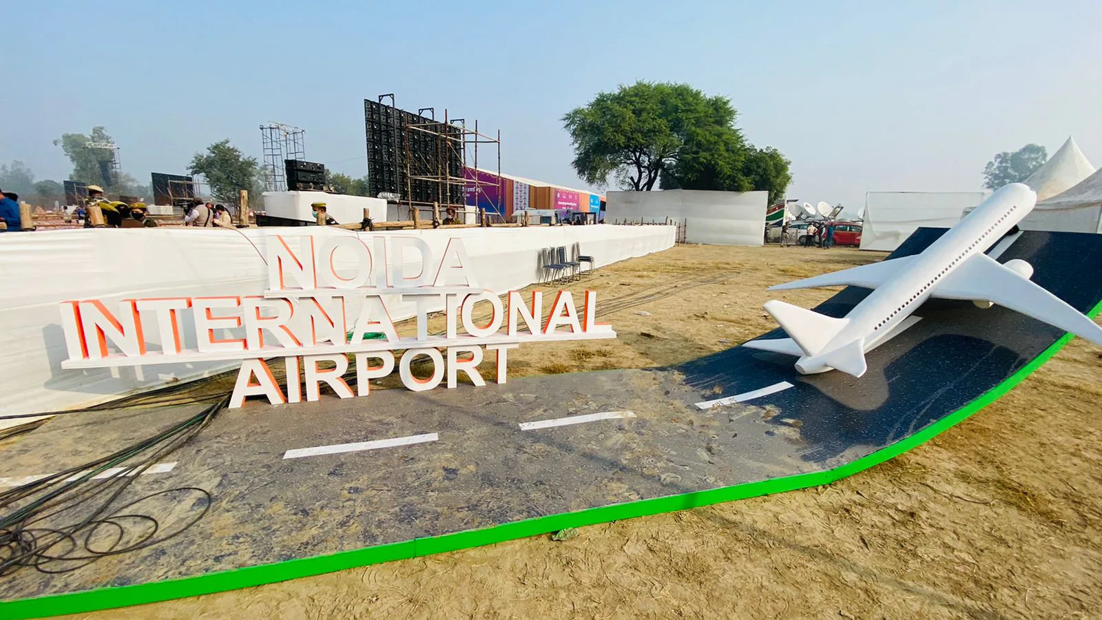 Peresmian Bandara Noida Internasional di India
