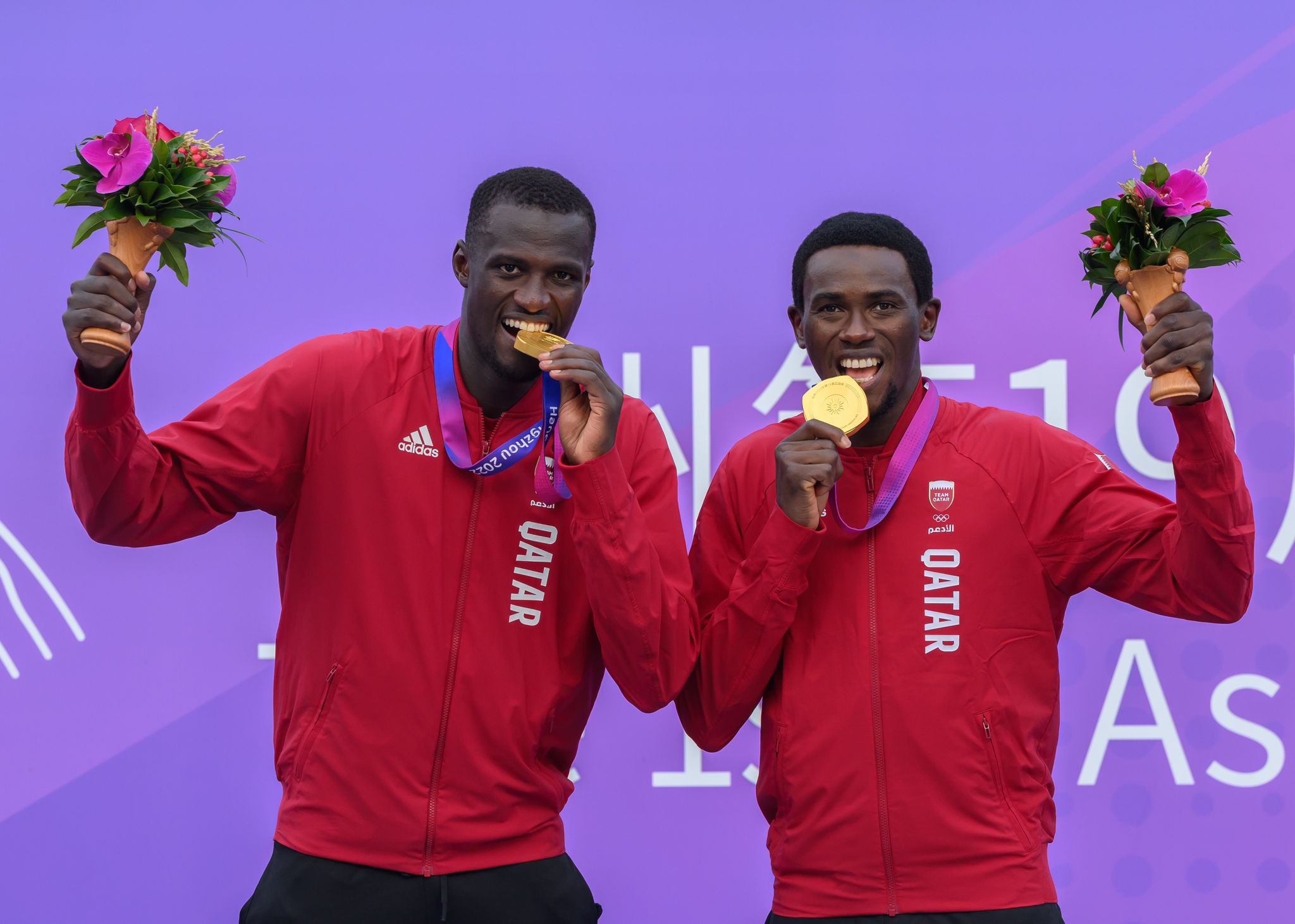 قطر تحصد الذهب في كرة الطائرة الشاطئية