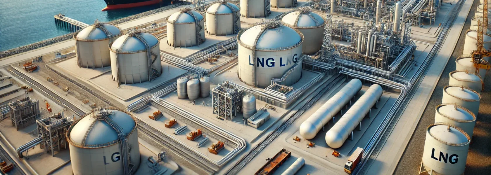 استئناف العمل في مشروع الغاز الطبيعي المسال بقطر