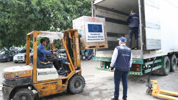Emergency Medical Aid Shipment Arrives in Lebanon