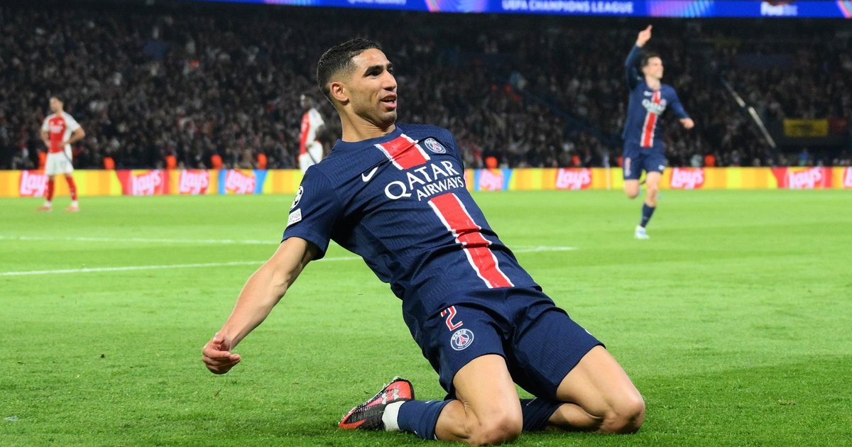 Hakimi nears return for Champions League final with PSG
