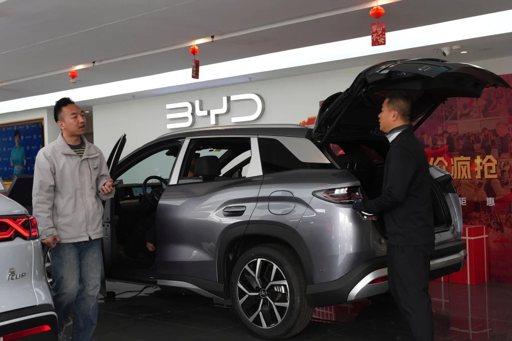 BYD تتصدر سوق السيارات الهجينة في ألمانيا