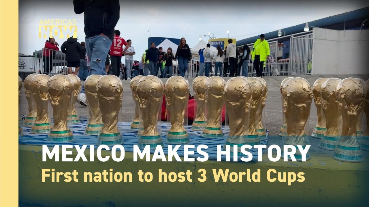المكسيك تستضيف كأس العالم للمرة الثالثة
