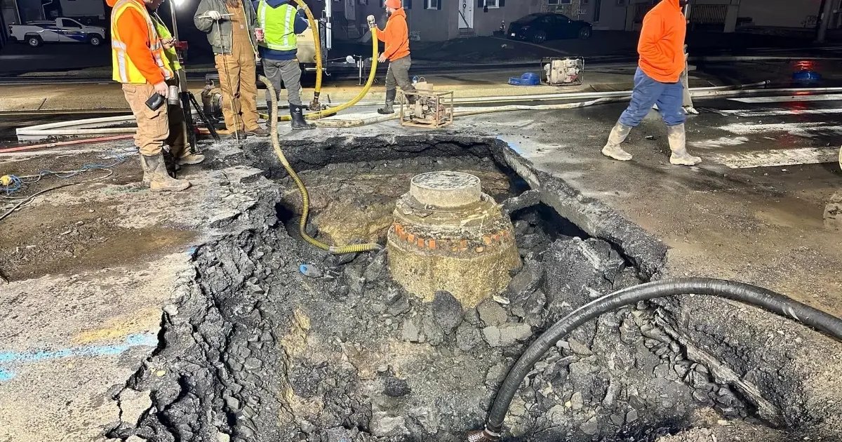 تسرب مياه في بنسلفانيا يثير قلق السكان