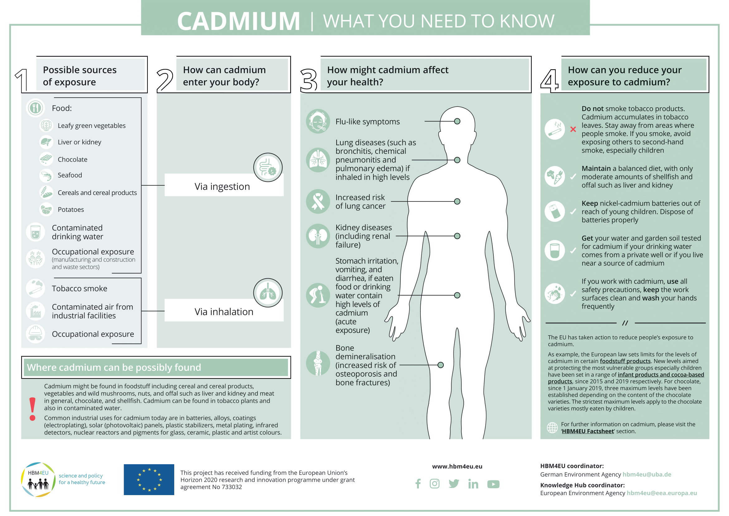 فحص الكادميوم في فرنسا وتأثيراته الصحية