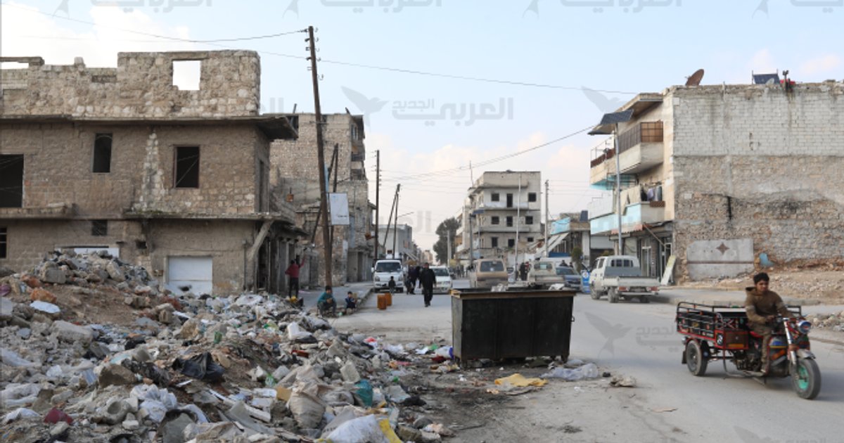 أزمة الخدمات الأساسية في حي الصاخور بحلب