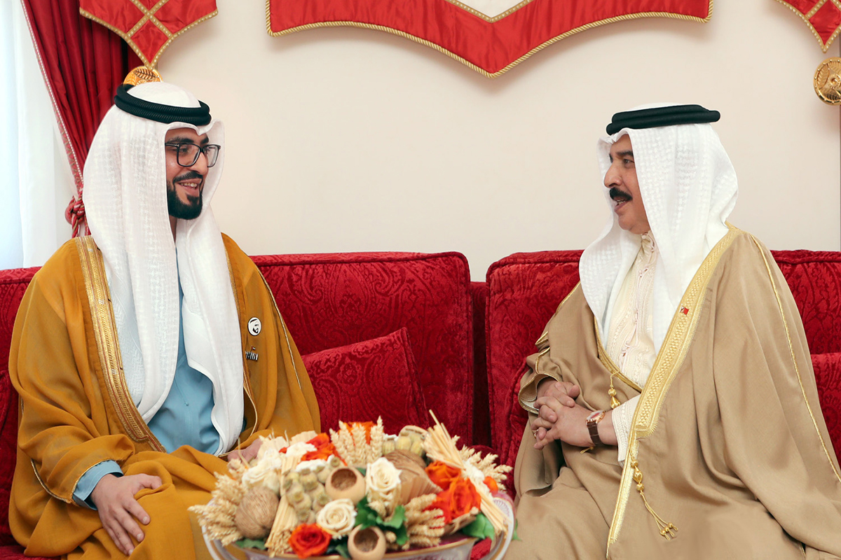 استقبال سمو ولي العهد للسفير الإماراتي في البحرين