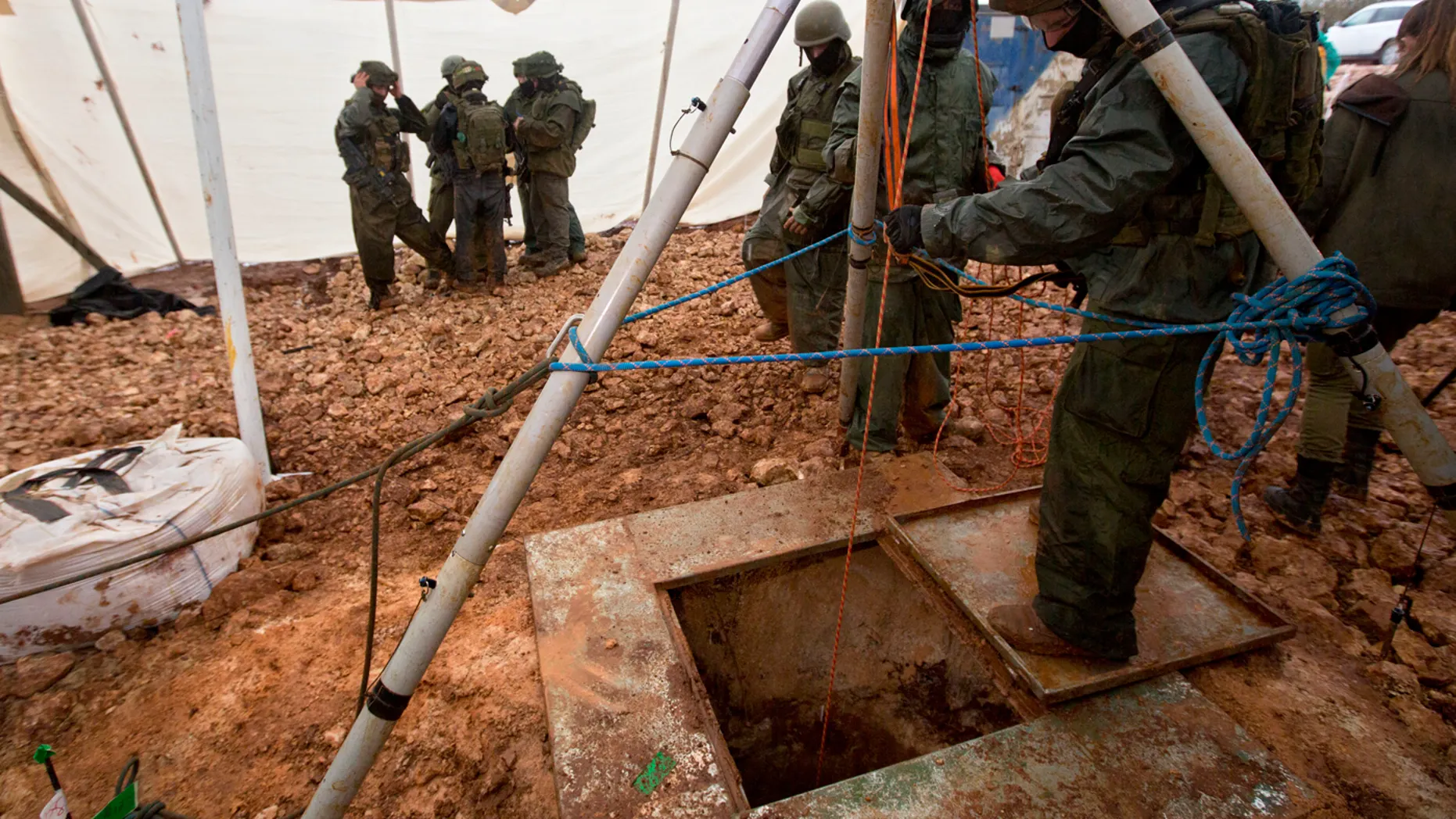 Entdeckung von Tunneln an der syrisch-libanesischen Grenze
