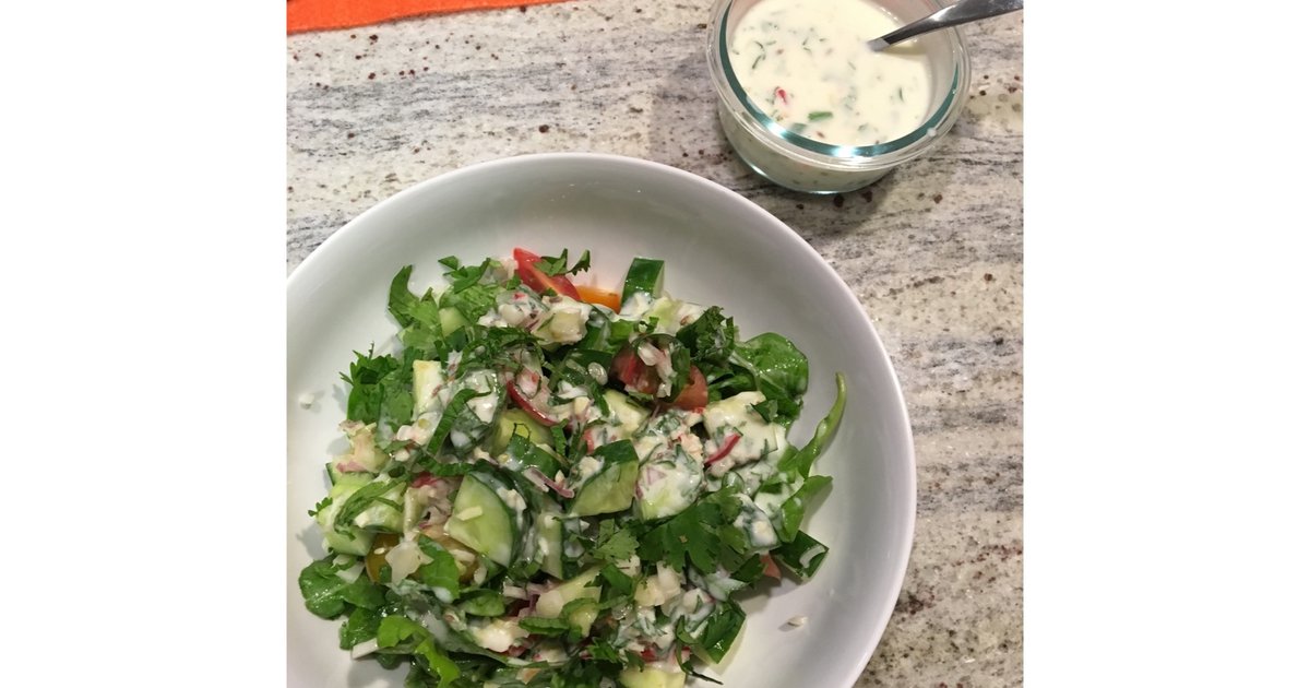 Salade raïta crémeuse : préparation et bienfaits