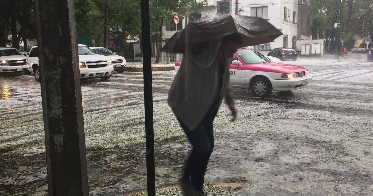 Prévisions de fortes pluies et de grêle dimanche