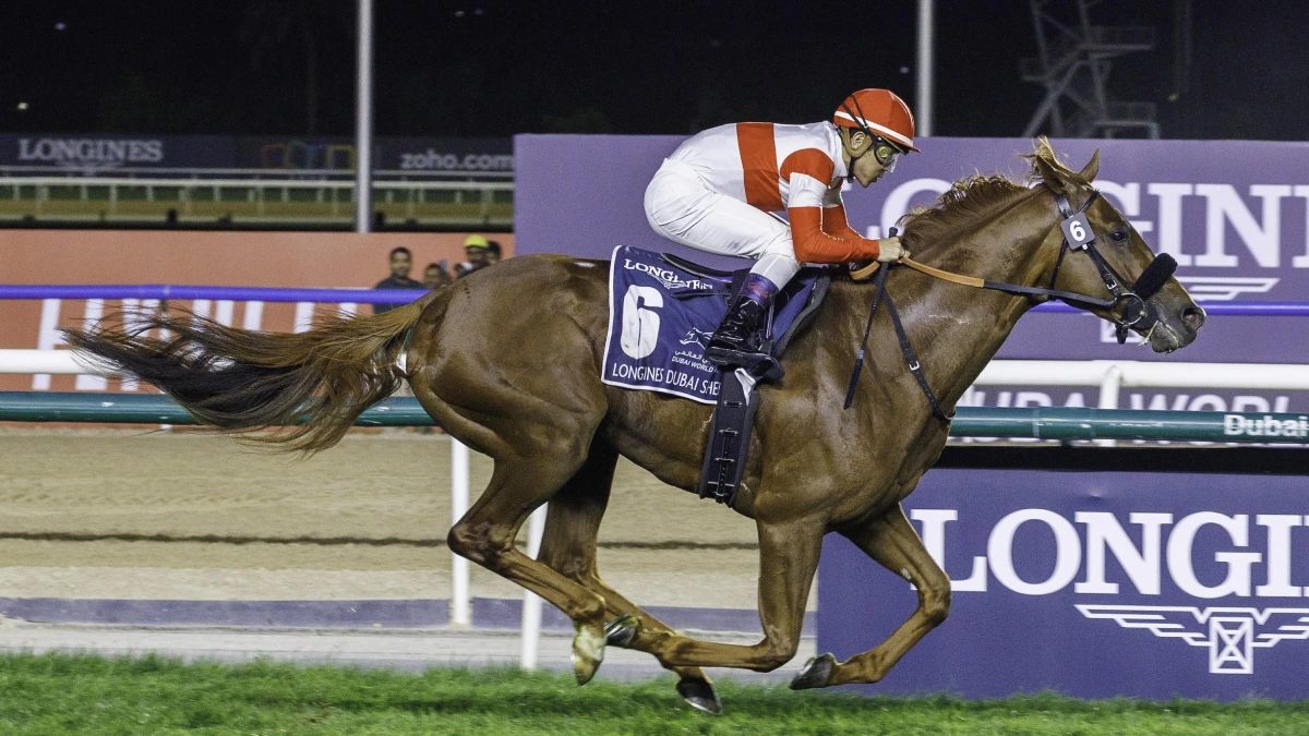 Victoire de Kalangdan au Longines Dubai Shaima Classic