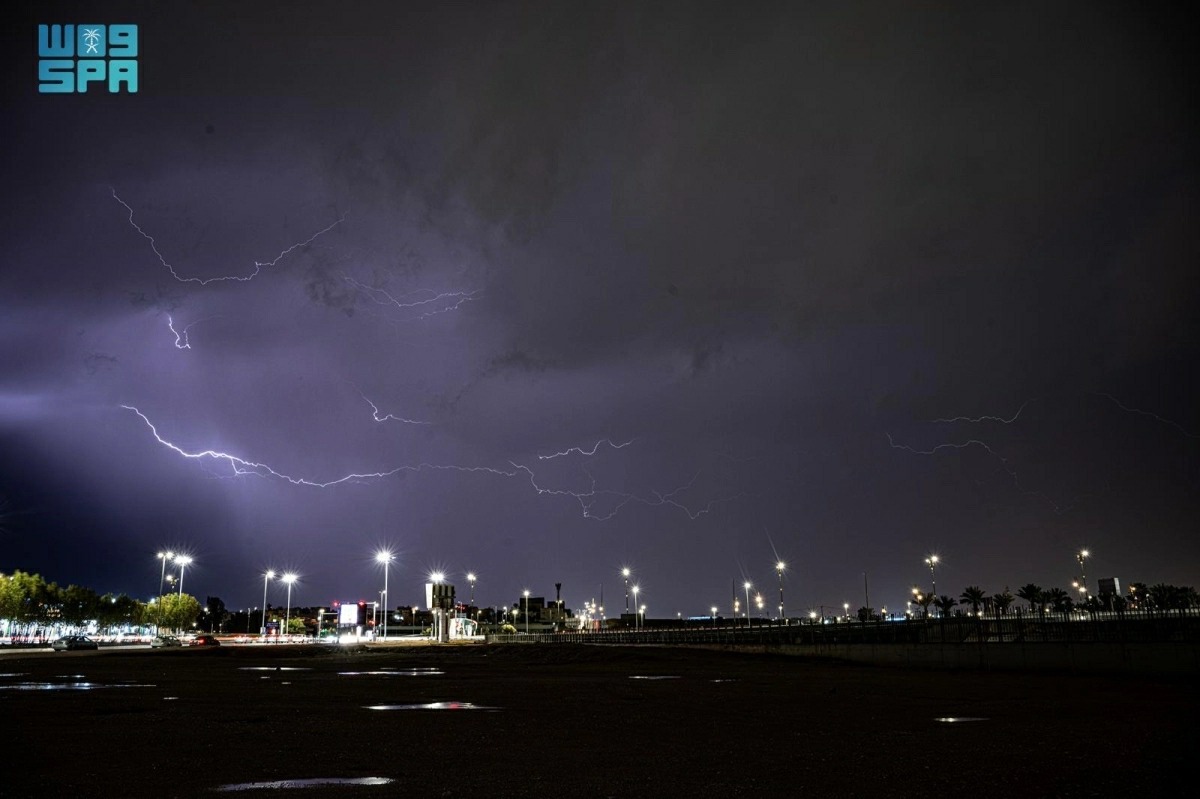 Changements climatiques en Arabie Saoudite pendant l'Aïd