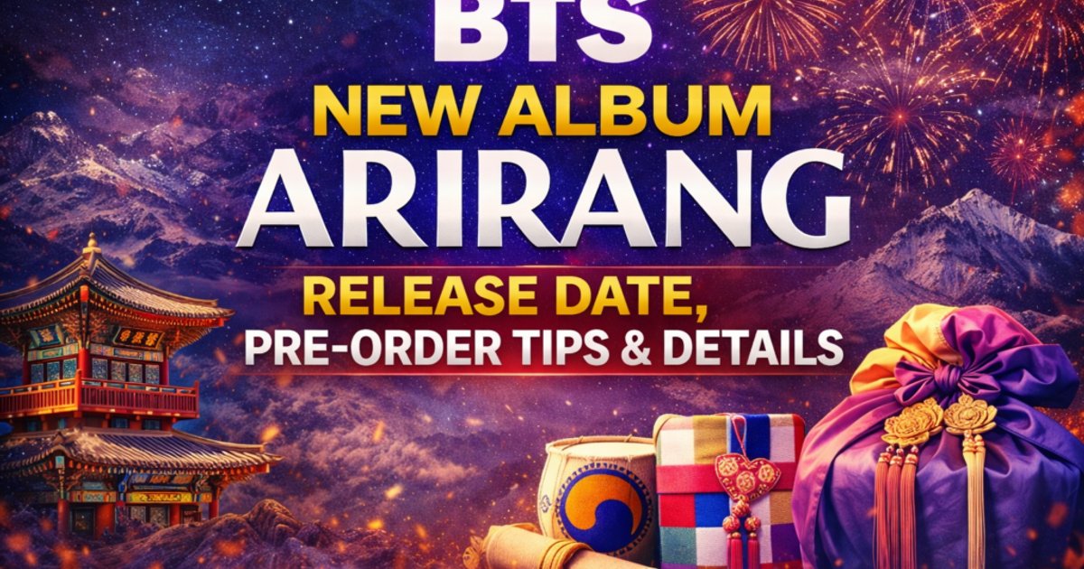 عودة BTS بألبوم 'أريرانغ' الجديد