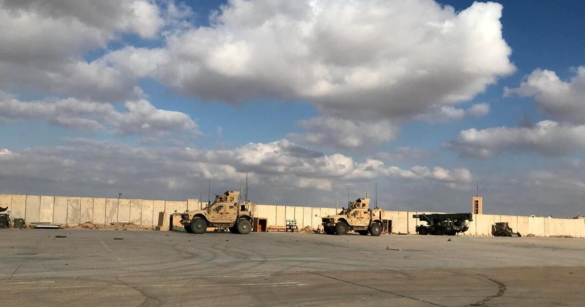 استهداف قاعدة فيكتوري الأميركية في بغداد