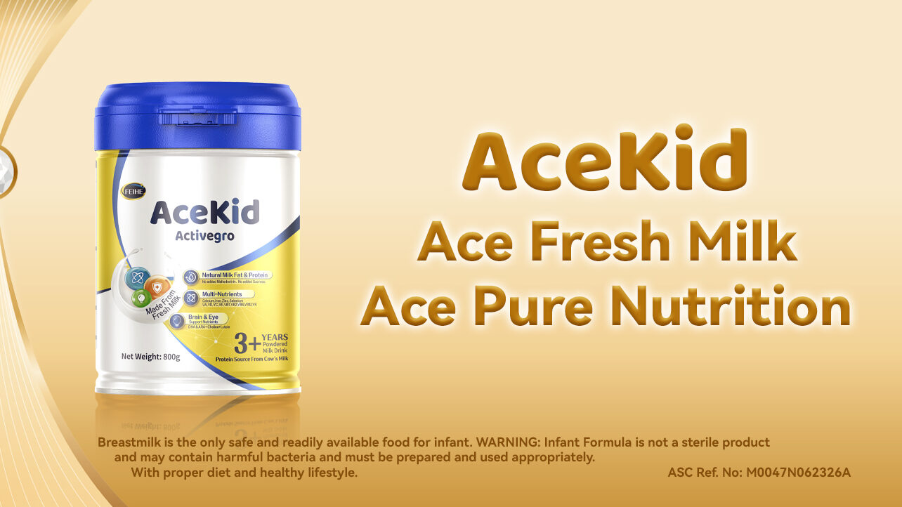 Launch AceKid in Indonesia: Fresh Milk Baby Formula