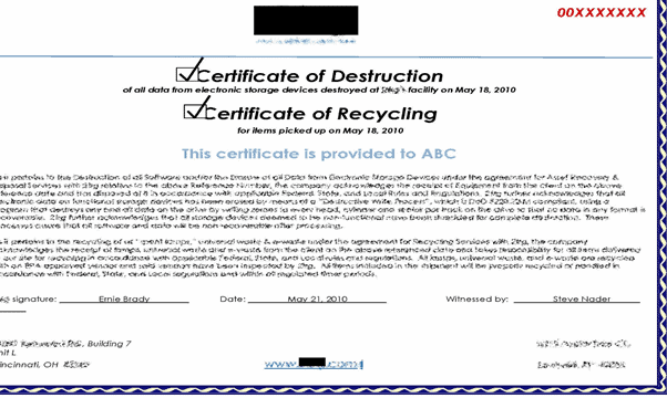 สำรวจความคิดเห็นเกี่ยวกับมาตรฐานการทำลายข้อมูล