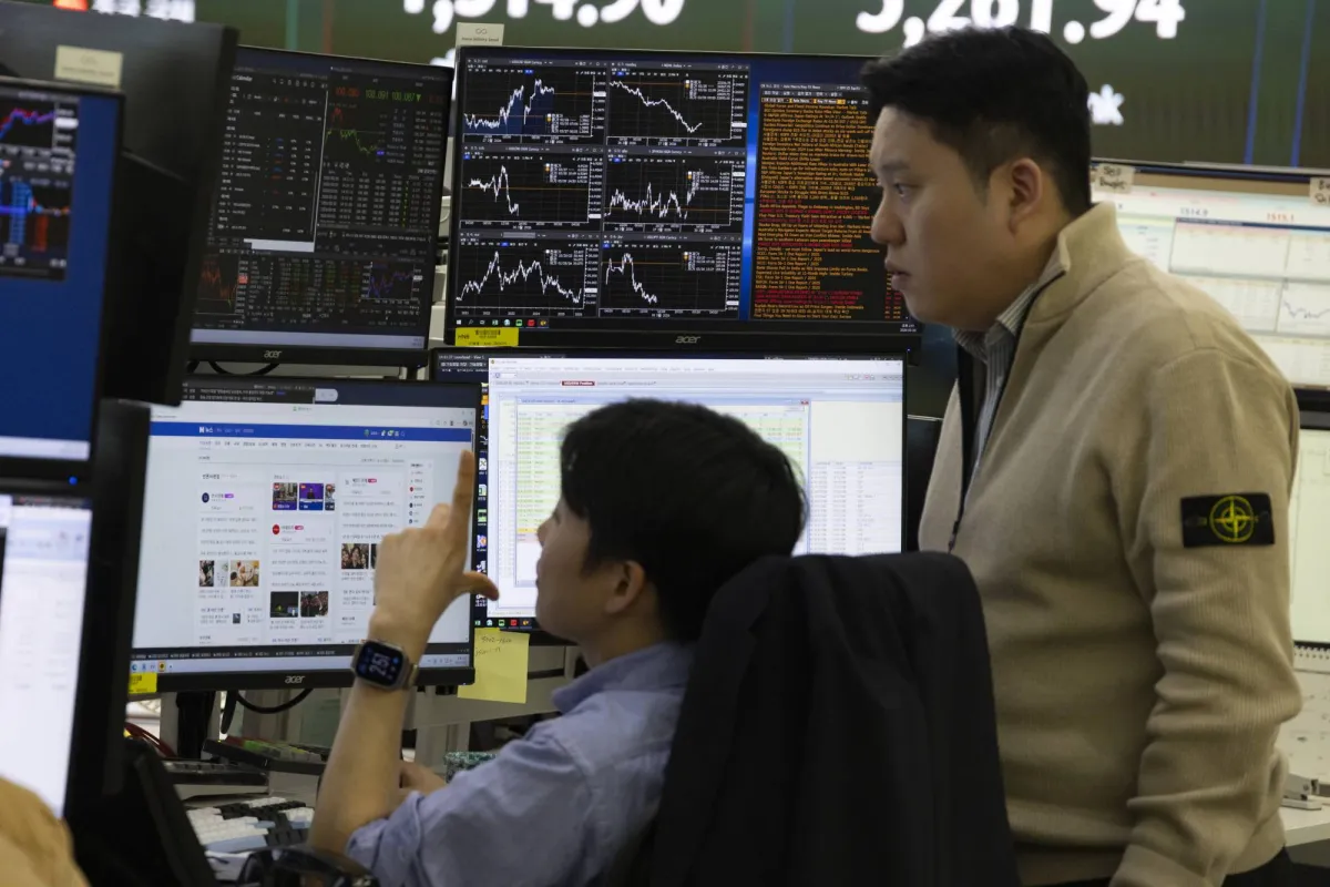 Südkoreanische Aktien fallen und Won erreicht 17-Jahres-Tief