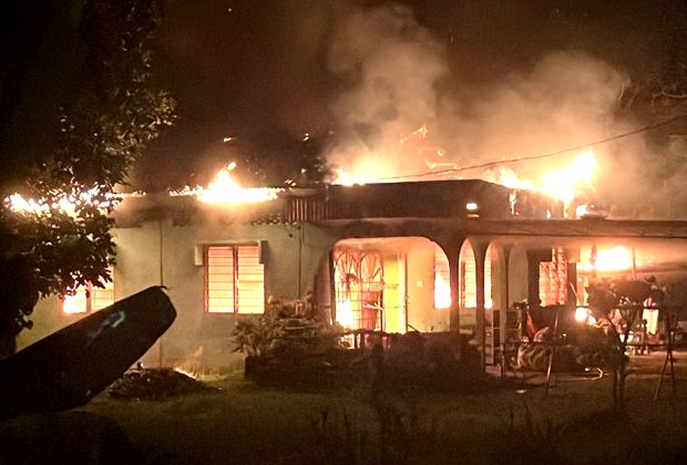 Sauver 11 personnes d'un incendie à Batang Kali