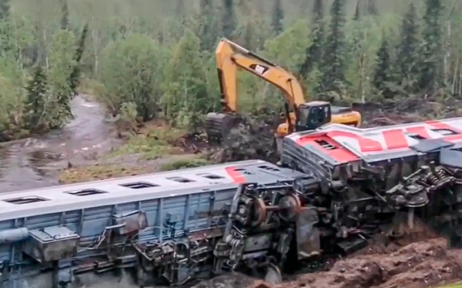 Train accident in Russia: 22 injured, no fatalities