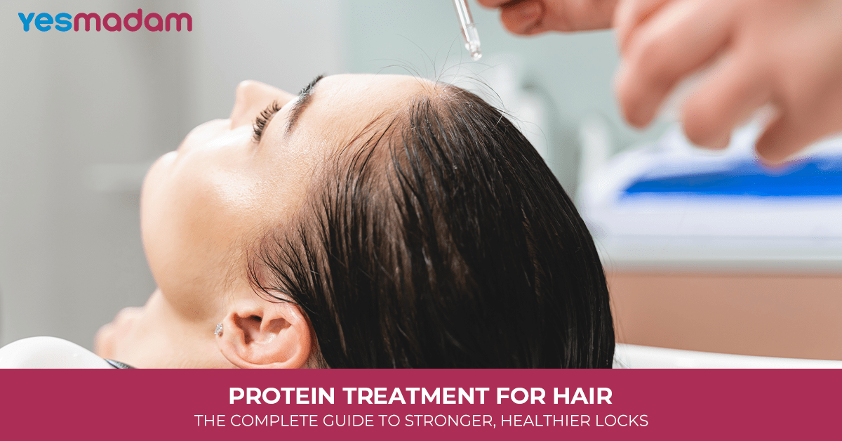 استعادة حيوية الشعر التالف بالبروتينات