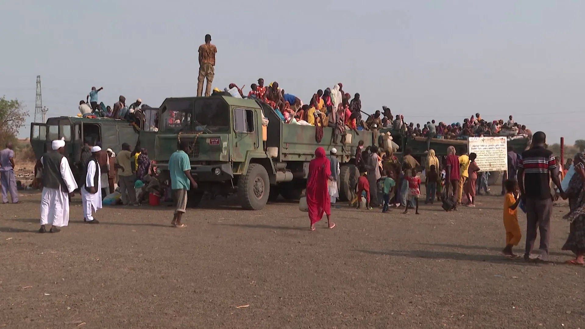 Flüchtlingskrise in Sudan mit militärischen Verstärkungen