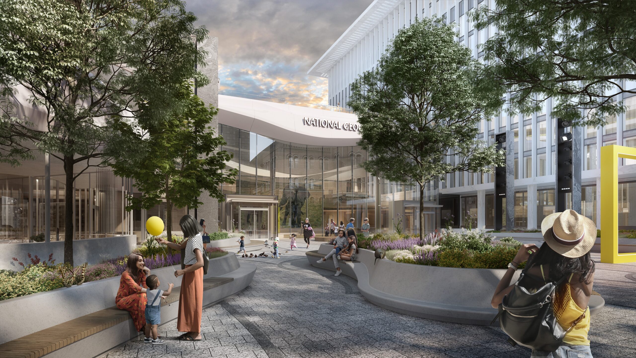 Eröffnung des National Geographic Exploratoriums in Washington