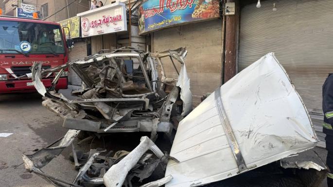 انفجار حافلة في دمشق يُصيب خمسة مدنيين