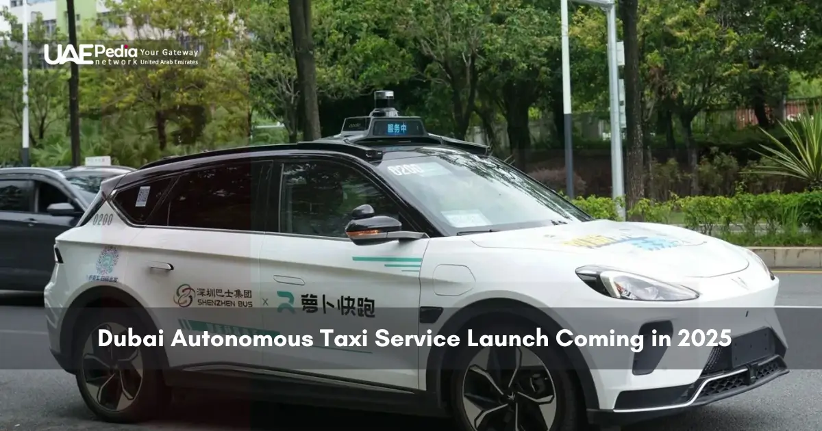 دبي تُطلق خدمة سيارات الأجرة الذاتية