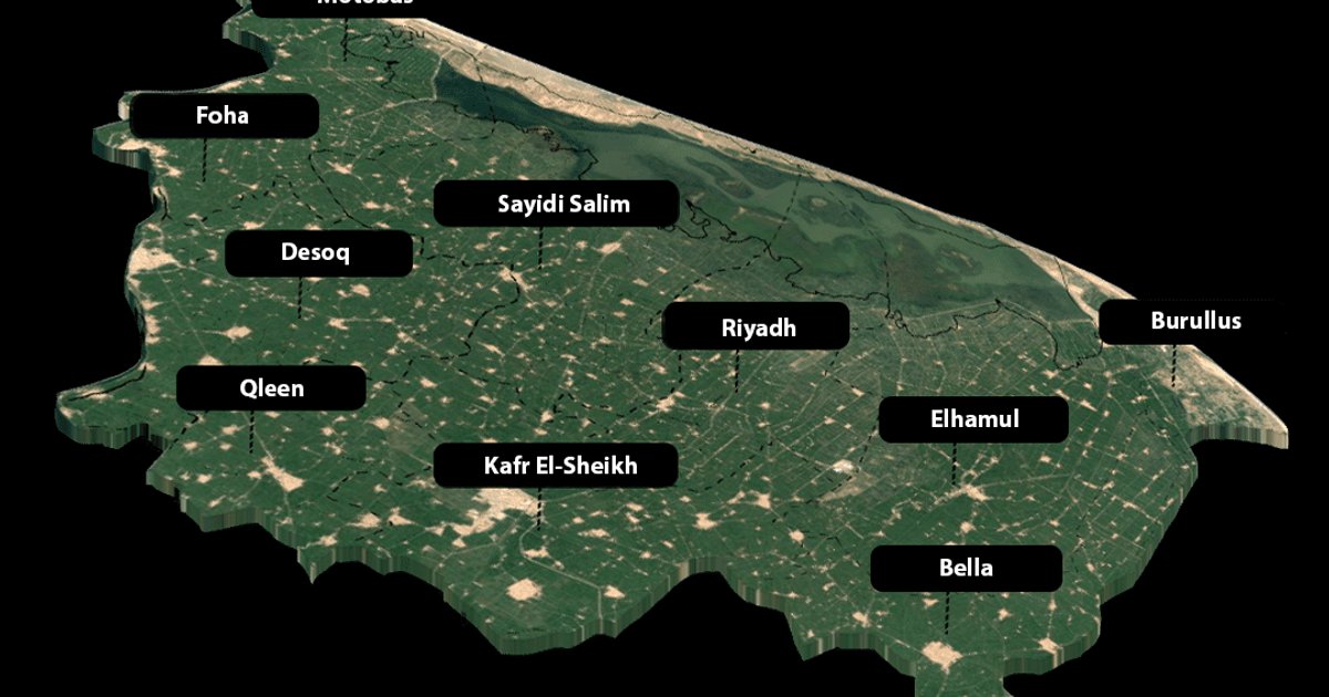 محافظ كفر الشيخ يتفقد الكورنيش الجديد في بلطيم