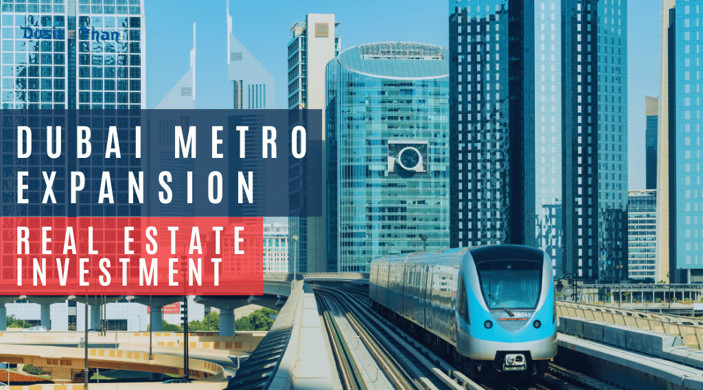 توسيع شبكة المترو في دبي وتأثيره على العقارات