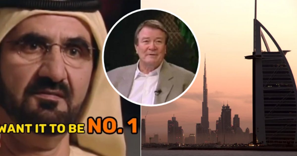 زيارة الشيخ محمد بن راشد لدبي مول